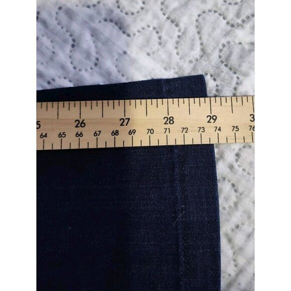 Pilcro & Letterpress Superscript Hi Rise Flare Leg Dark Wash Denim Jean 27 - Picture 10 of 13